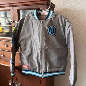 Marvel Gray Avengers Bomber Jacket